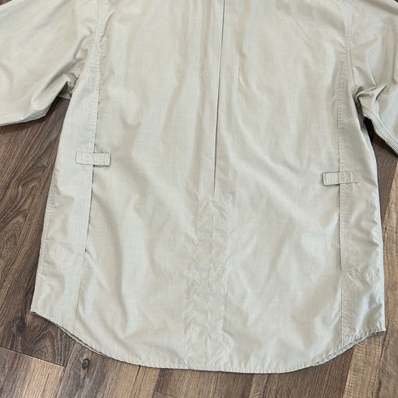 ExOfficio Buzz off shirt light tan long sleeve button up shirt size medium - Picture 13 of 16